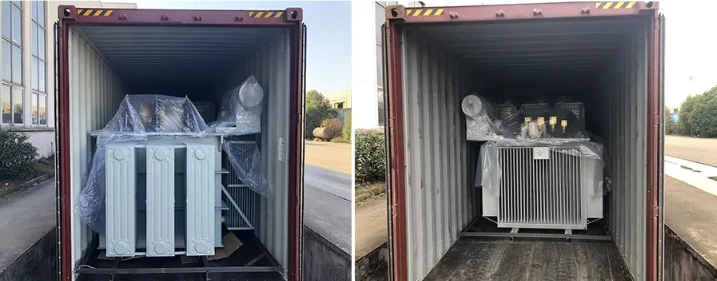 Transformer shipment & packaging Transformer shipment & packaging